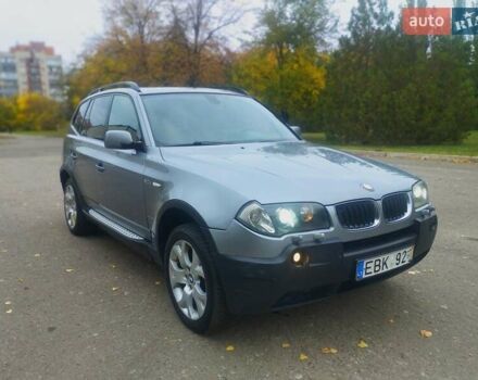 Серый БМВ Х3, объемом двигателя 3 л и пробегом 402 тыс. км за 5700 $, фото 2 на Automoto.ua