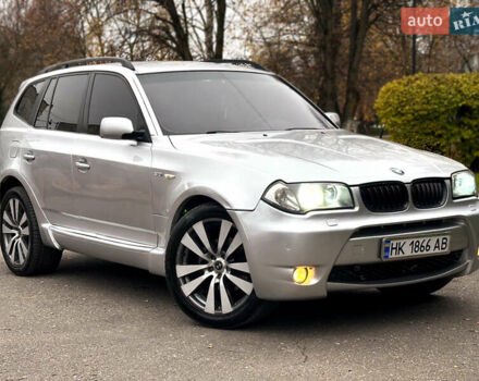 Серый БМВ Х3, объемом двигателя 3 л и пробегом 339 тыс. км за 6555 $, фото 2 на Automoto.ua