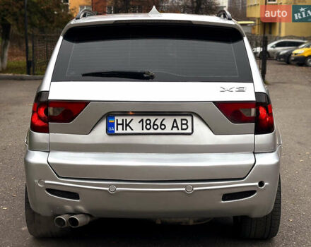 Серый БМВ Х3, объемом двигателя 3 л и пробегом 339 тыс. км за 6555 $, фото 4 на Automoto.ua