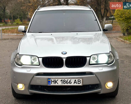 Серый БМВ Х3, объемом двигателя 3 л и пробегом 339 тыс. км за 6555 $, фото 1 на Automoto.ua