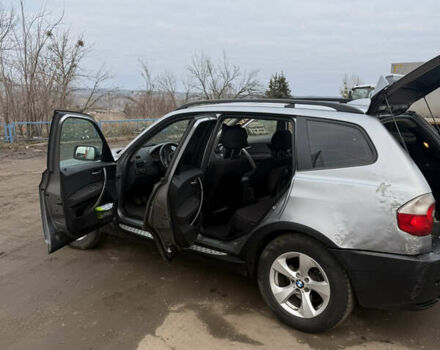 Серый БМВ Х3, объемом двигателя 2 л и пробегом 475 тыс. км за 4618 $, фото 8 на Automoto.ua