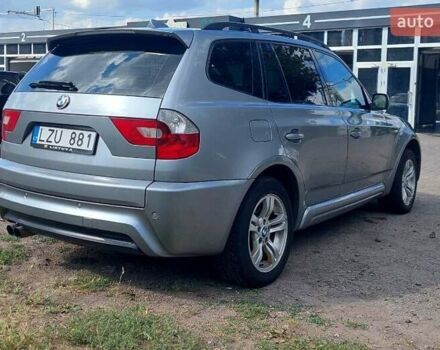 Серый БМВ Х3, объемом двигателя 3 л и пробегом 296 тыс. км за 7000 $, фото 10 на Automoto.ua