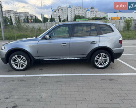 Серый БМВ Х3, объемом двигателя 3 л и пробегом 244 тыс. км за 11500 $, фото 3 на Automoto.ua