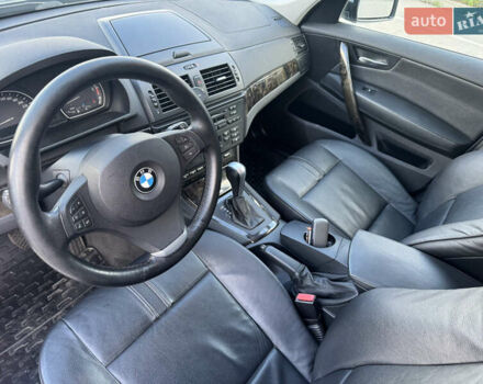 Серый БМВ Х3, объемом двигателя 3 л и пробегом 244 тыс. км за 11500 $, фото 11 на Automoto.ua