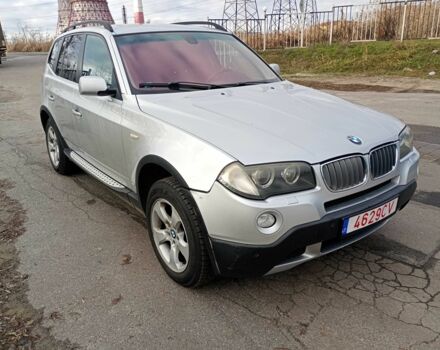 Серый БМВ Х3, объемом двигателя 3 л и пробегом 320 тыс. км за 6900 $, фото 3 на Automoto.ua