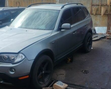 Серый БМВ Х3, объемом двигателя 3 л и пробегом 280 тыс. км за 6700 $, фото 4 на Automoto.ua