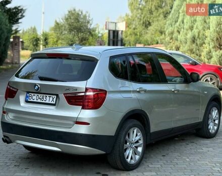 Серый БМВ Х3, объемом двигателя 2 л и пробегом 194 тыс. км за 13650 $, фото 3 на Automoto.ua