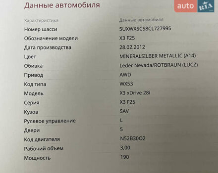 Сірий БМВ Х3, об'ємом двигуна 3 л та пробігом 151 тис. км за 14000 $, фото 36 на Automoto.ua