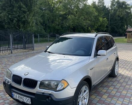 Серый БМВ Х3, объемом двигателя 3 л и пробегом 210 тыс. км за 8700 $, фото 1 на Automoto.ua