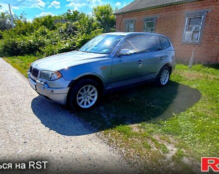 Серый БМВ Х3, объемом двигателя 3 л и пробегом 352 тыс. км за 6100 $, фото 1 на Automoto.ua