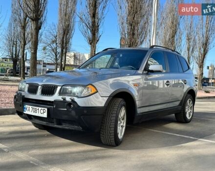 Серый БМВ Х3, объемом двигателя 3 л и пробегом 370 тыс. км за 7200 $, фото 1 на Automoto.ua