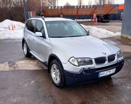 Серый БМВ Х3, объемом двигателя 3 л и пробегом 238 тыс. км за 7000 $, фото 1 на Automoto.ua