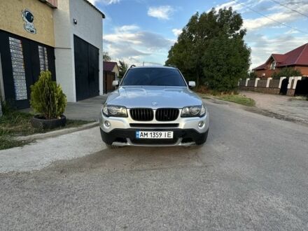 Серый БМВ Х3, объемом двигателя 3 л и пробегом 270 тыс. км за 8063 $, фото 1 на Automoto.ua