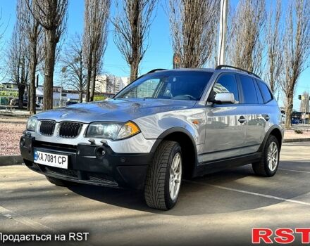 Серый БМВ Х3, объемом двигателя 3 л и пробегом 370 тыс. км за 7200 $, фото 1 на Automoto.ua