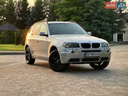 Серый БМВ Х3, объемом двигателя 3 л и пробегом 350 тыс. км за 8049 $, фото 1 на Automoto.ua
