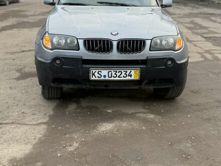 Серый БМВ Х3, объемом двигателя 2 л и пробегом 475 тыс. км за 4618 $, фото 1 на Automoto.ua