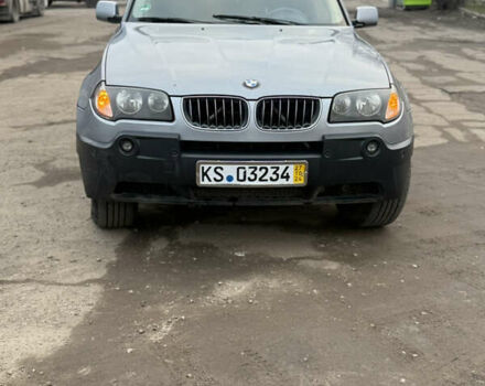 Серый БМВ Х3, объемом двигателя 2 л и пробегом 475 тыс. км за 4618 $, фото 1 на Automoto.ua