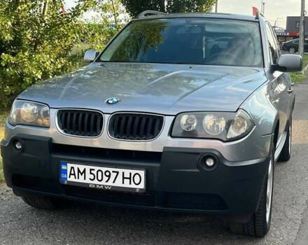 Серый БМВ Х3, объемом двигателя 2 л и пробегом 325 тыс. км за 9200 $, фото 1 на Automoto.ua