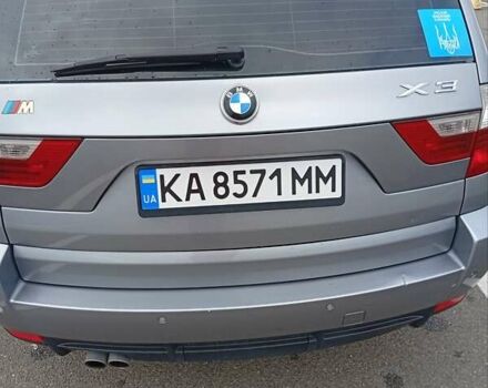 Серый БМВ Х3, объемом двигателя 3 л и пробегом 200 тыс. км за 8500 $, фото 1 на Automoto.ua