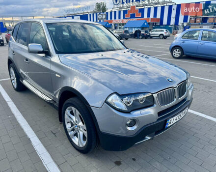 Серый БМВ Х3, объемом двигателя 3 л и пробегом 244 тыс. км за 11500 $, фото 1 на Automoto.ua