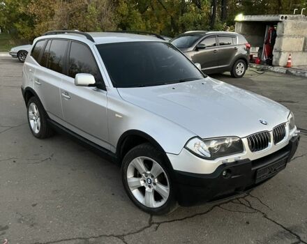 Серый БМВ Х3, объемом двигателя 3 л и пробегом 327 тыс. км за 5620 $, фото 1 на Automoto.ua