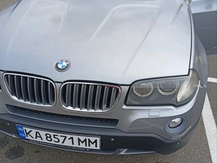 Серый БМВ Х3, объемом двигателя 3 л и пробегом 198 тыс. км за 9000 $, фото 1 на Automoto.ua