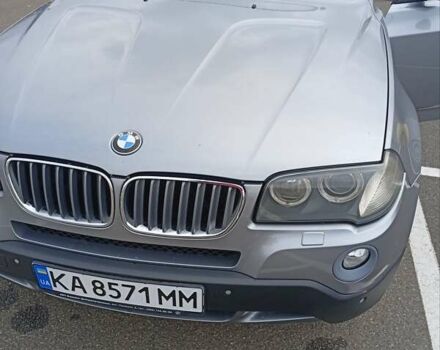 Серый БМВ Х3, объемом двигателя 3 л и пробегом 198 тыс. км за 9000 $, фото 1 на Automoto.ua
