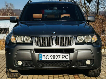 Серый БМВ Х3, объемом двигателя 3 л и пробегом 309 тыс. км за 12500 $, фото 1 на Automoto.ua