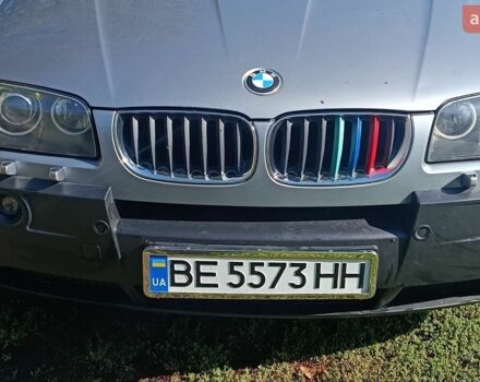 Серый БМВ Х3, объемом двигателя 2 л и пробегом 282 тыс. км за 6800 $, фото 1 на Automoto.ua