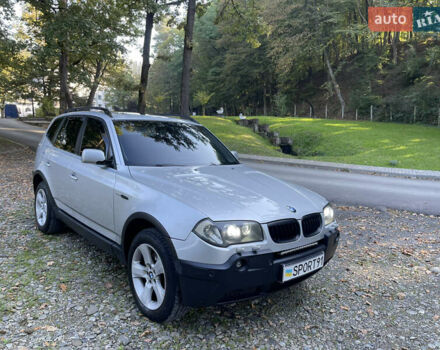 Серый БМВ Х3, объемом двигателя 3 л и пробегом 299 тыс. км за 8500 $, фото 1 на Automoto.ua