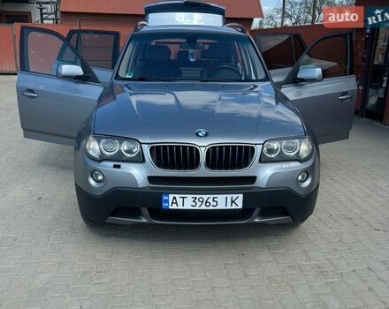 Серый БМВ Х3, объемом двигателя 2 л и пробегом 242 тыс. км за 9600 $, фото 1 на Automoto.ua