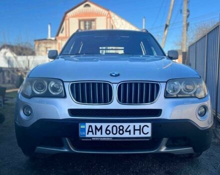 Серый БМВ Х3, объемом двигателя 3 л и пробегом 340 тыс. км за 9500 $, фото 1 на Automoto.ua