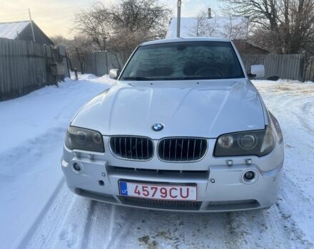 Серый БМВ Х3, объемом двигателя 3 л и пробегом 320 тыс. км за 5800 $, фото 1 на Automoto.ua