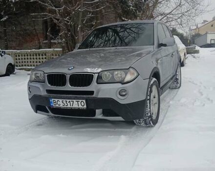 Серый БМВ Х3, объемом двигателя 2 л и пробегом 267 тыс. км за 9400 $, фото 1 на Automoto.ua