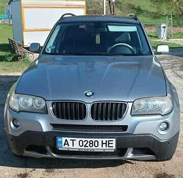 Серый БМВ Х3, объемом двигателя 2 л и пробегом 380 тыс. км за 9550 $, фото 1 на Automoto.ua