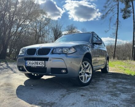 Серый БМВ Х3, объемом двигателя 3 л и пробегом 382 тыс. км за 9100 $, фото 1 на Automoto.ua