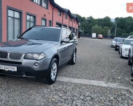 Серый БМВ Х3, объемом двигателя 2 л и пробегом 373 тыс. км за 9600 $, фото 1 на Automoto.ua