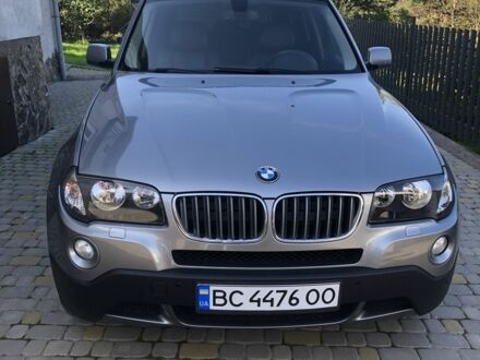 Серый БМВ Х3, объемом двигателя 3 л и пробегом 240 тыс. км за 9000 $, фото 1 на Automoto.ua