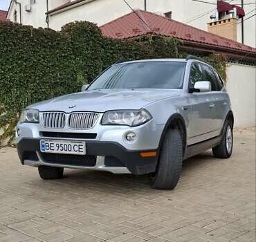 Серый БМВ Х3, объемом двигателя 3 л и пробегом 263 тыс. км за 9200 $, фото 1 на Automoto.ua