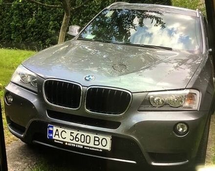 Серый БМВ Х3, объемом двигателя 2 л и пробегом 225 тыс. км за 13000 $, фото 1 на Automoto.ua