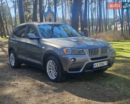 Серый БМВ Х3, объемом двигателя 2 л и пробегом 180 тыс. км за 13600 $, фото 1 на Automoto.ua