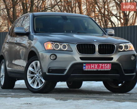Серый БМВ Х3, объемом двигателя 2 л и пробегом 183 тыс. км за 11850 $, фото 1 на Automoto.ua
