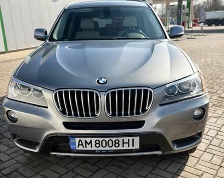 Серый БМВ Х3, объемом двигателя 2 л и пробегом 157 тыс. км за 14800 $, фото 1 на Automoto.ua