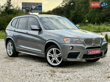 Серый БМВ Х3, объемом двигателя 3 л и пробегом 249 тыс. км за 13250 $, фото 1 на Automoto.ua