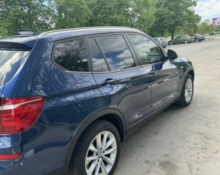 Синий БМВ Х3, объемом двигателя 2 л и пробегом 195 тыс. км за 17999 $, фото 1 на Automoto.ua