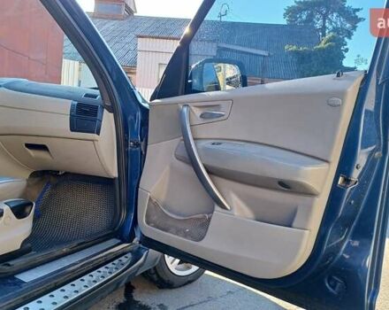 Синий БМВ Х3, объемом двигателя 3 л и пробегом 302 тыс. км за 10000 $, фото 15 на Automoto.ua