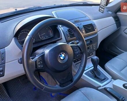 Синий БМВ Х3, объемом двигателя 3 л и пробегом 302 тыс. км за 10000 $, фото 10 на Automoto.ua