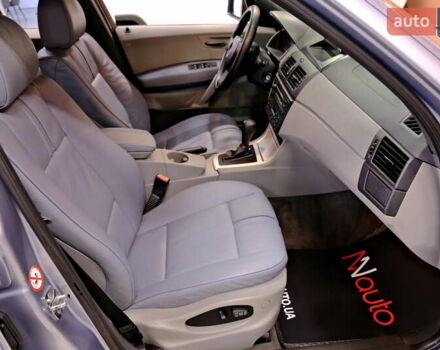 Синий БМВ Х3, объемом двигателя 2.5 л и пробегом 235 тыс. км за 6900 $, фото 39 на Automoto.ua