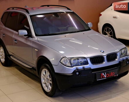 Синий БМВ Х3, объемом двигателя 2.5 л и пробегом 235 тыс. км за 6900 $, фото 3 на Automoto.ua