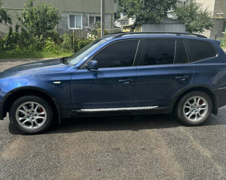 Синий БМВ Х3, объемом двигателя 2.5 л и пробегом 200 тыс. км за 6800 $, фото 1 на Automoto.ua
